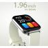 HiFuture Zone2 Bluetooth Calling Smart Watch, 1.96-inch AMOLED IPS Display, IP68 Waterproof, Health Monitoring & 100+ Sports Modes, up to 7 Days Battery Life - Silver